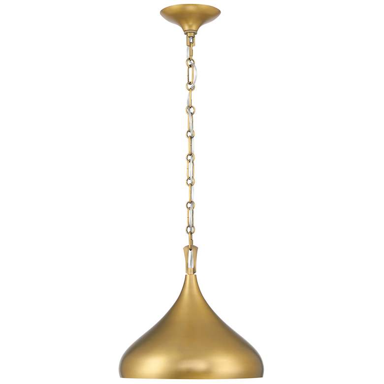 Image 3 Minka Lavery Cedar Lane 1-Light 12.75-in Brass Indoor Pending Lighting more views