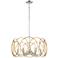 Minka Lavery Chassell 24 3/4" 6-Light Open Gold Ring Chandelier