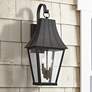 1_Minka Lavery Chateau Grande 28" High Coal Outdoor Wall Light