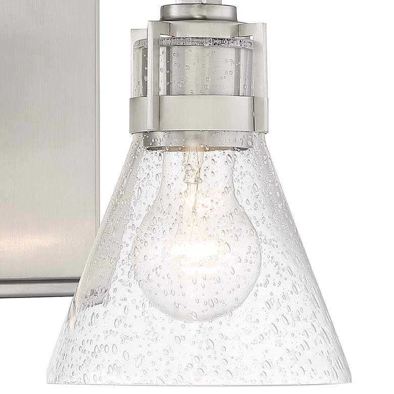 Image 2 Minka Lavery Chatham Square 8 3/4" High Brushed Nickel Wall Sconce more views