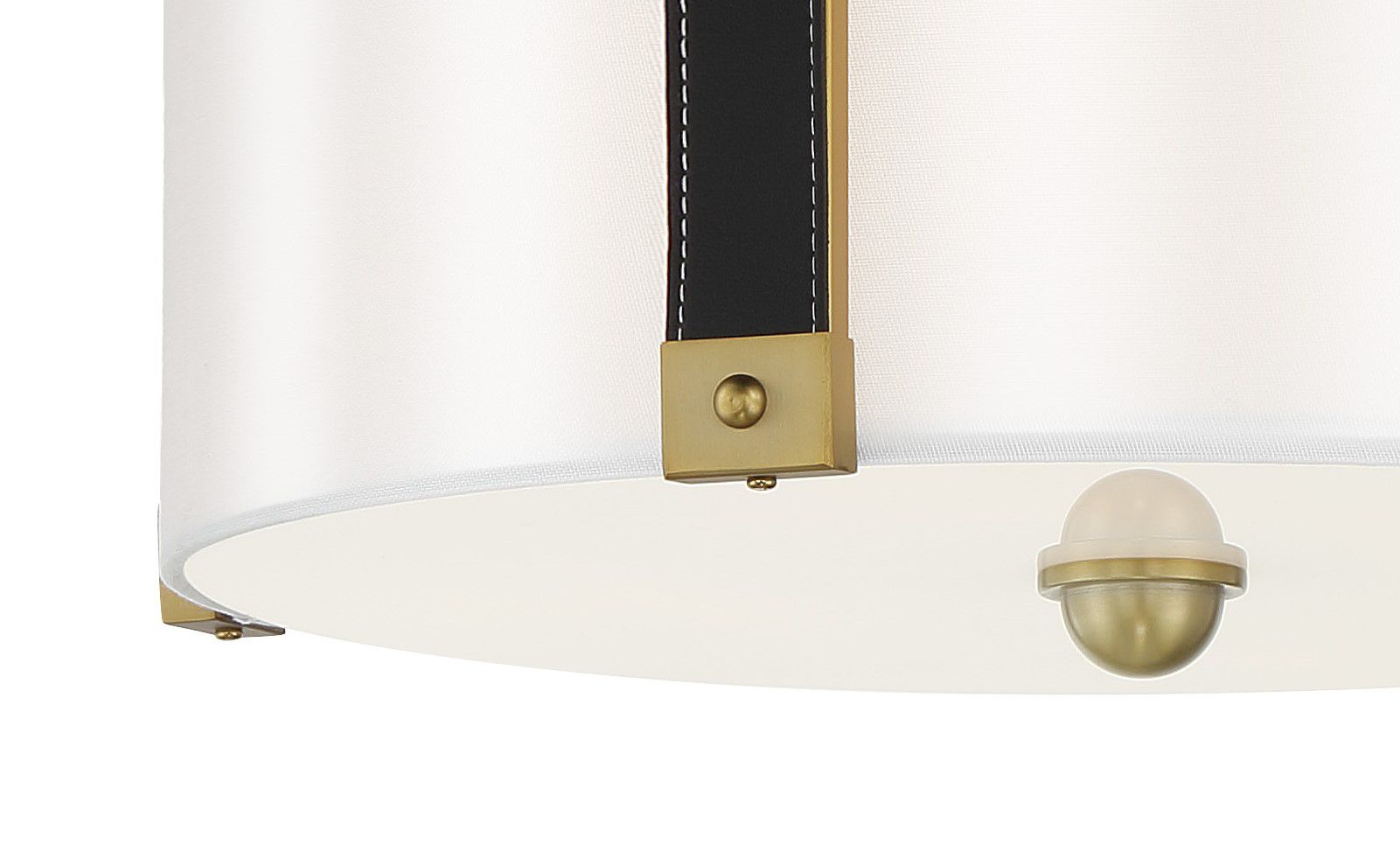 Image 4 Minka-Lavery Chelsea 4-Light Soft Brass Semi-Flush more views