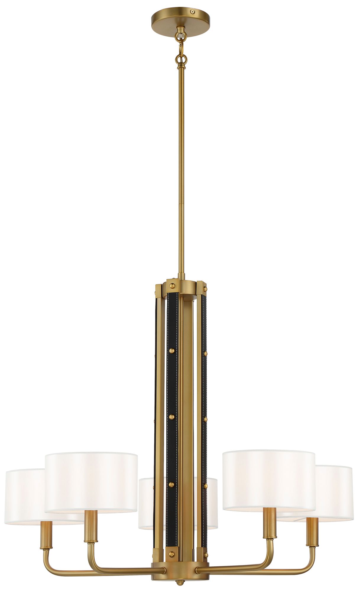 Image 2 Minka-Lavery Chelsea 5-Light Soft Brass Chandelier