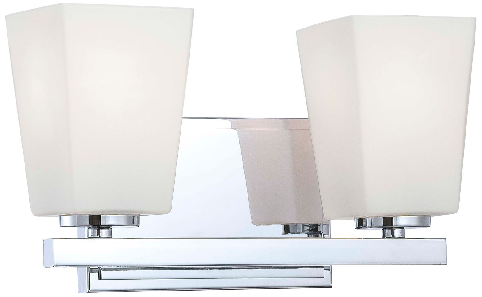 Minka-Lavery City Square 2-Light Chrome Vanity Light