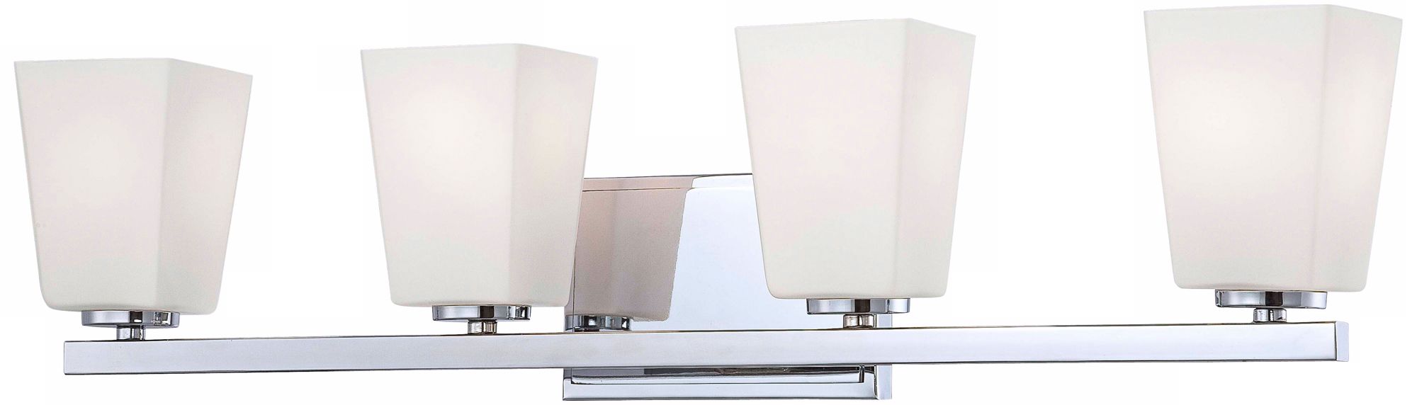 Image 2 Minka-Lavery City Square 4-Light Chrome Vanity Light