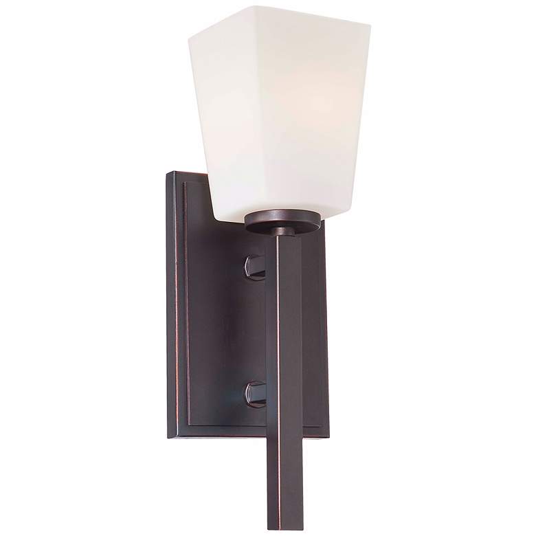 Image 1 Minka Lavery City Square Collection 13 1/2 inch High Wall Sconce