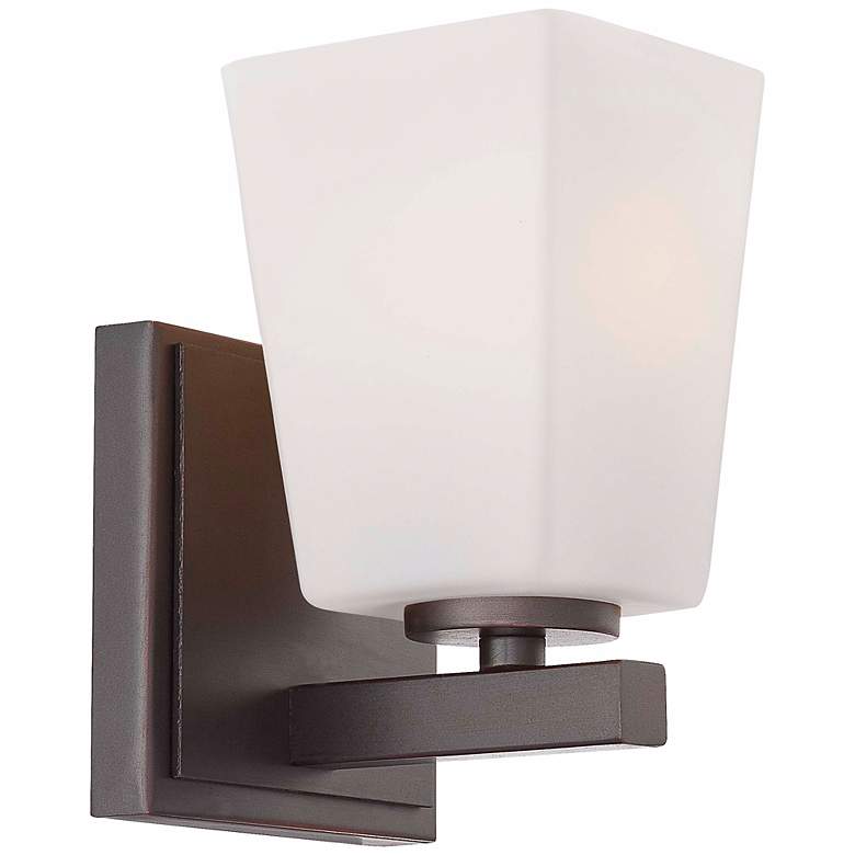 Image 1 Minka Lavery City Square Collection 7 inch High Wall Sconce