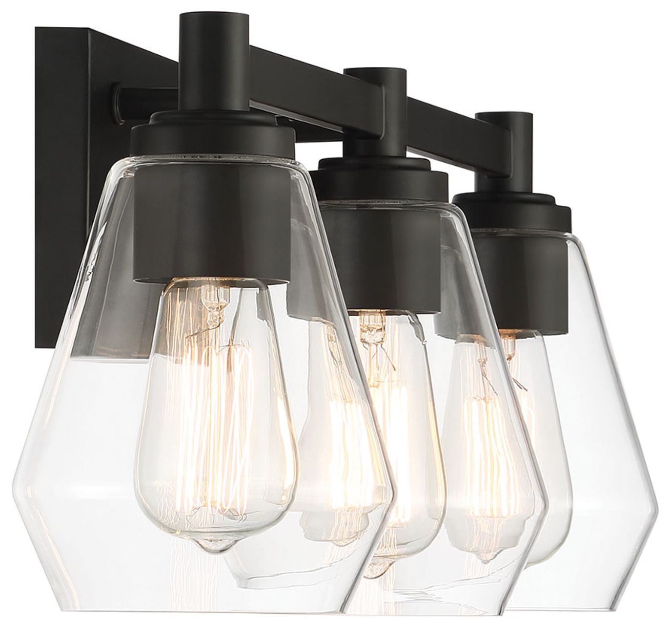 Minka-Lavery Clarity 3-Light Black Bath Vanity