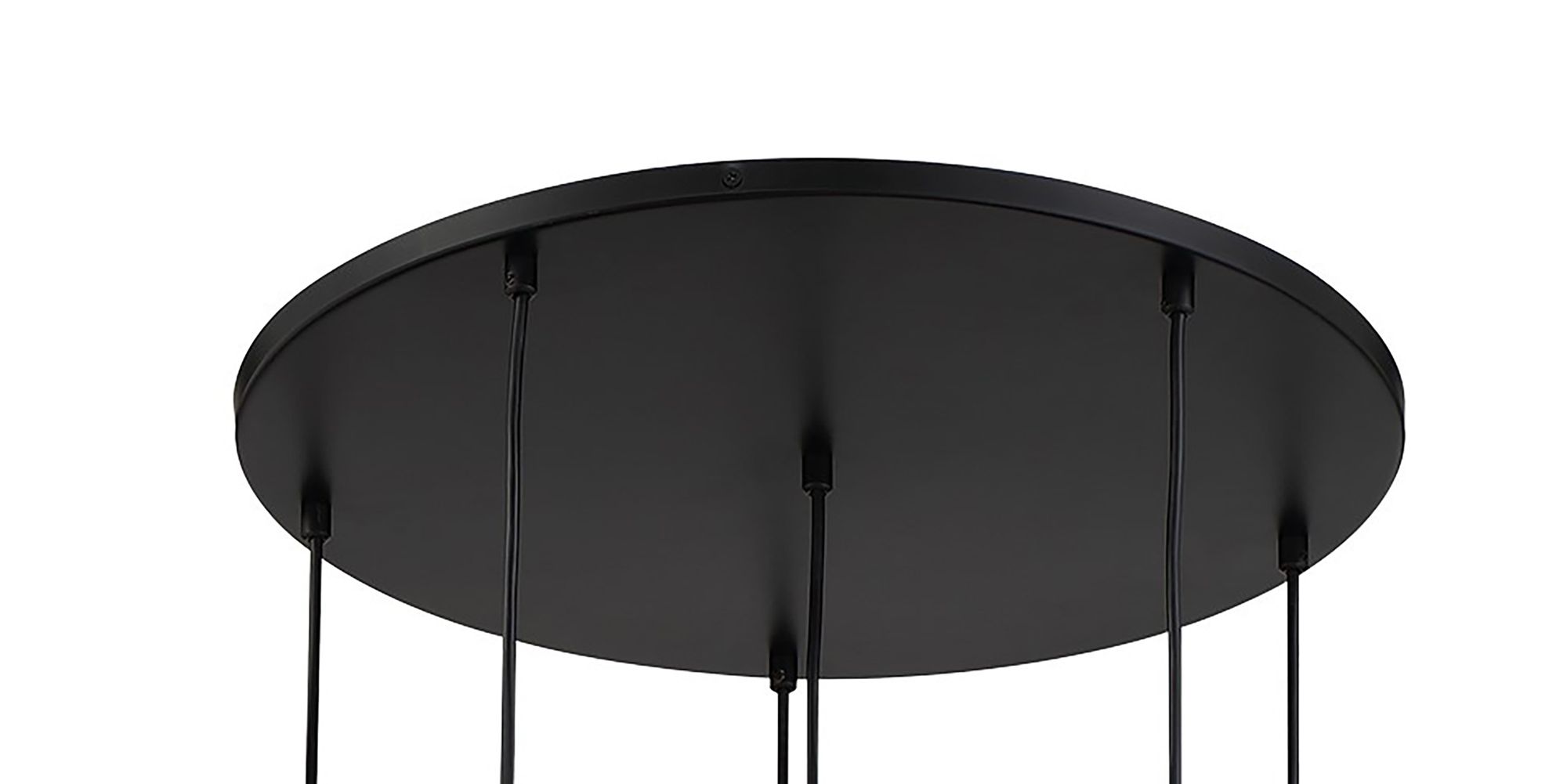 Minka Lavery Cody 6-Light Coal and Soft Brass Pan Pendant