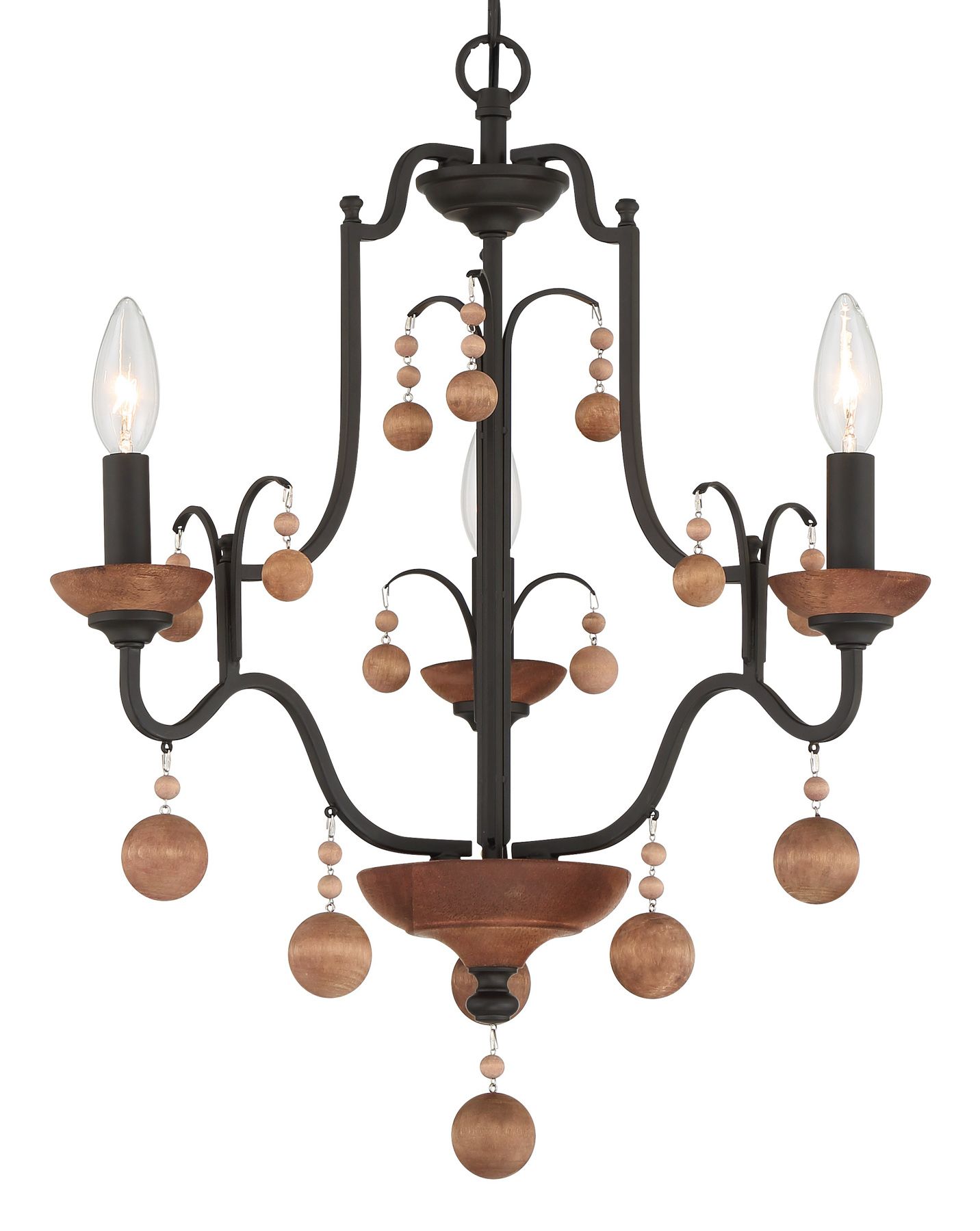 Image 3 Minka-Lavery Colonial Charm 3-light Old World Bronze Chandelier more views