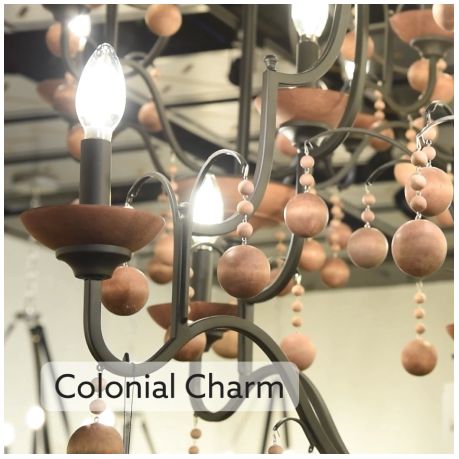 Minka-Lavery Colonial Charm 3-Light Old World Bronze Semi Flush Mount