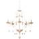 Minka-Lavery Colonial Charm 5-Light White Wash and Clay Chandelier