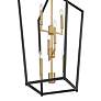 3_Minka Lavery Colwick 6-Light 17.88-in Black and Signature Brass Pendant more views