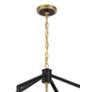 5_Minka Lavery Colwick 6-Light 17.88-in Black and Signature Brass Pendant more views