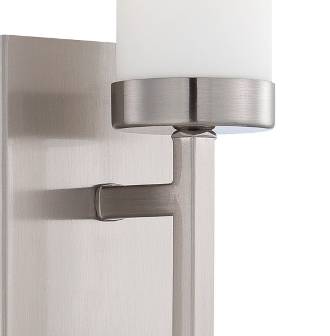 Image 3 Minka-Lavery Compositions 1-Light Brushed Nickel Wall Sconce more views