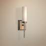 1_Minka Lavery Compositions 15 1/4" Modern Marble Opal Glass Wall Sconce