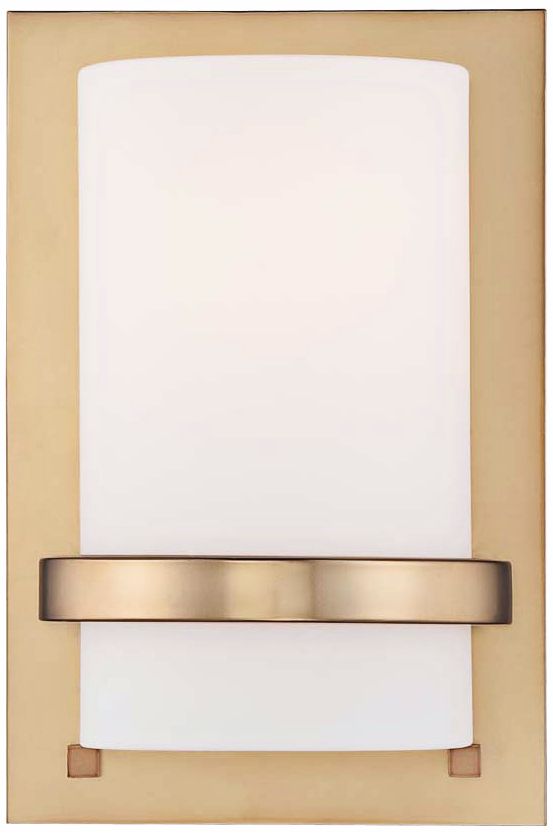 contemporary gold wall sconce