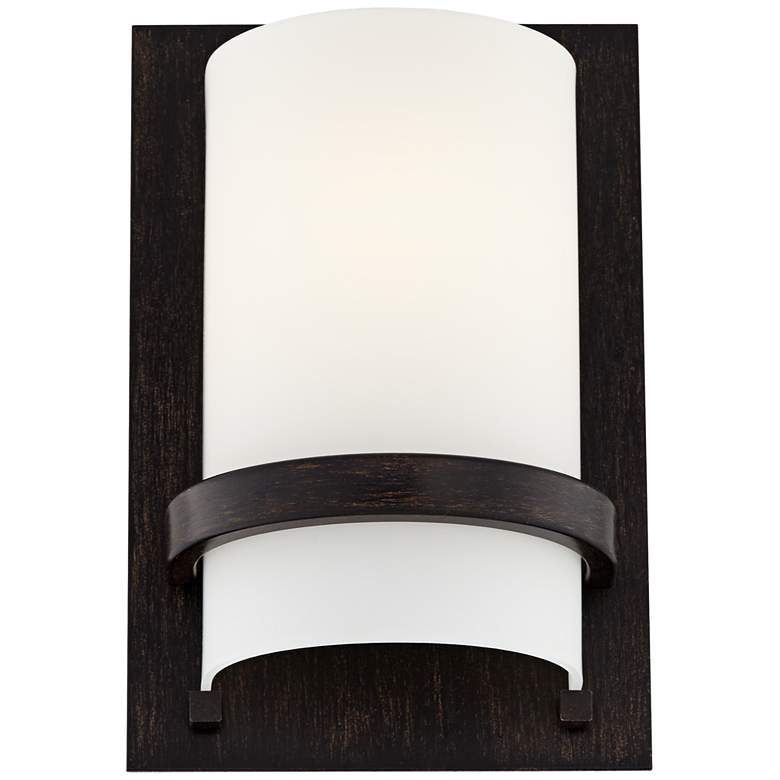 Minka Lavery Contemporary 10 inch High Iron Oxide Wall Sconce more views