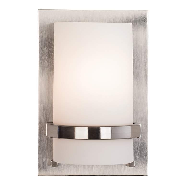 Image 3 Minka Lavery Contemporary 10"H Brushed Nickel Wall Sconce