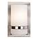 Minka Lavery Contemporary 10"H Brushed Nickel Wall Sconce