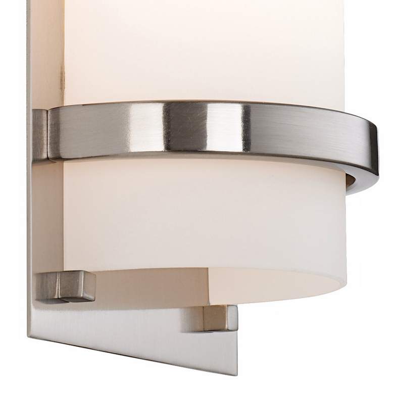 Image 5 Minka Lavery Contemporary 10 inchH Brushed Nickel Wall Sconce more views