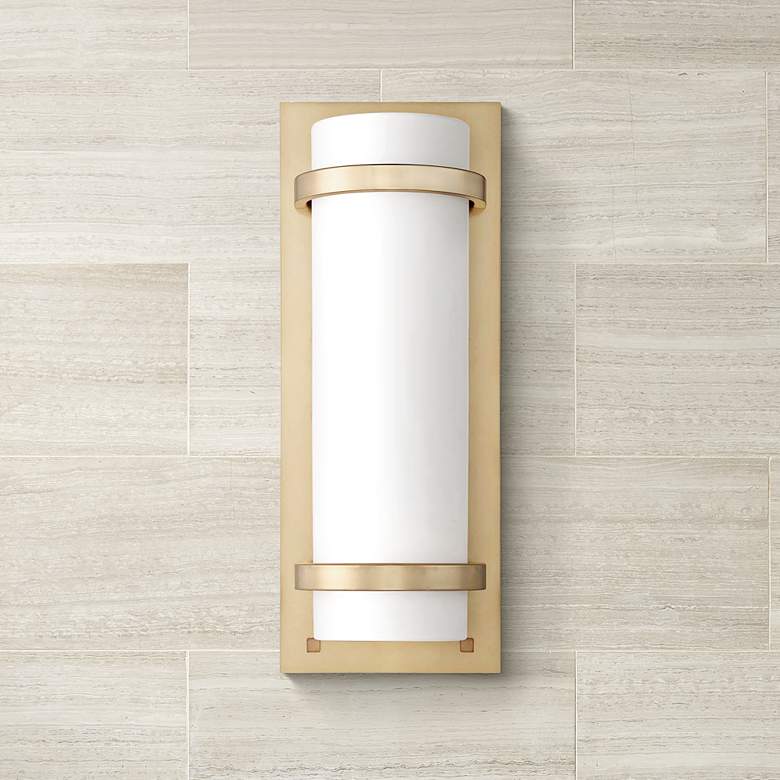 Image 1 Minka Lavery Contemporary 17 inch High Honey Gold Wall Sconce
