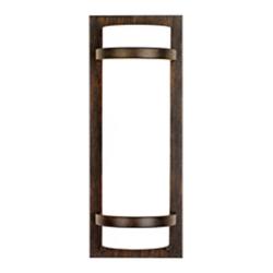 Minka Lavery Contemporary 17&quot; High Iron Oxide Wall Sconce