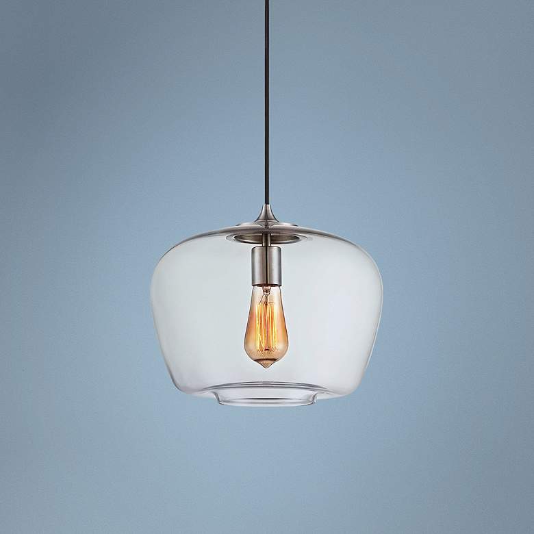 Image 1 Minka Lavery Contemporary Urban 12 1/4" Clear Glass Mini Pendant Light