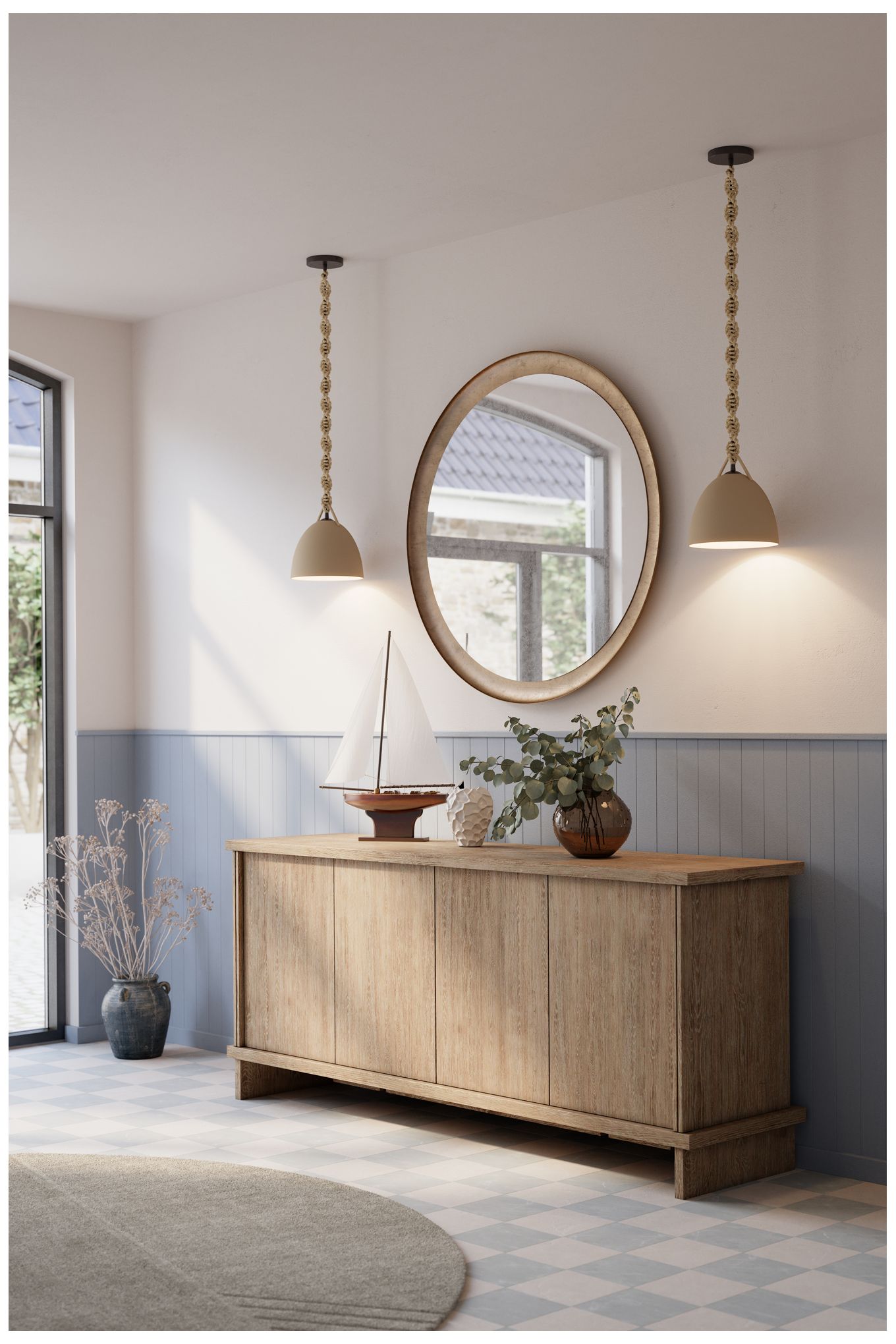 Image 2 Minka Lavery Cordon 1-Light 10-in Dark Bronze Pendant with Ceramic Shade more views
