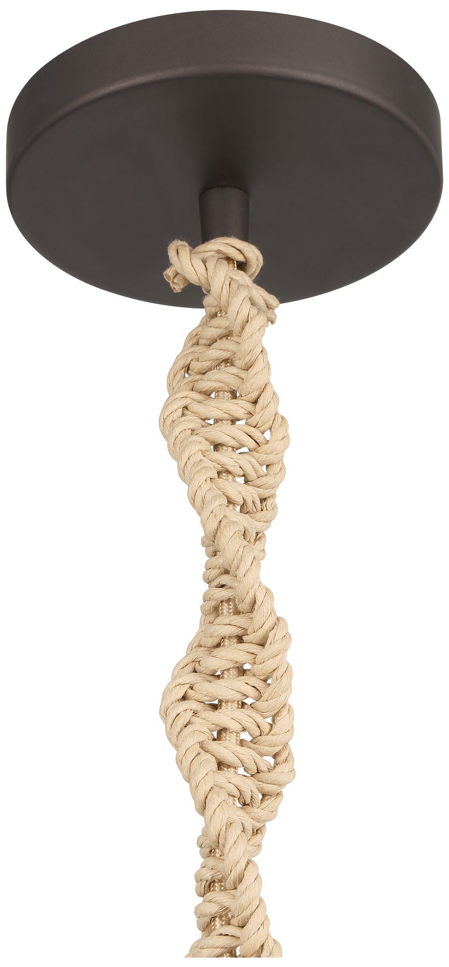 Minka Lavery Cordon 1-Light 10-in Dark Bronze Pendant with Ceramic Shade