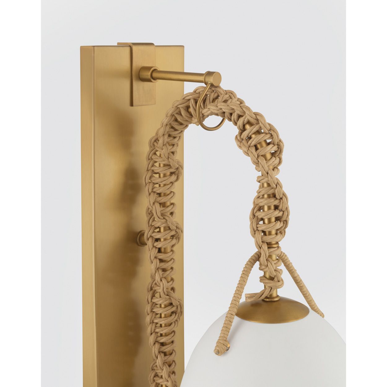 Image 5 Minka Lavery Cordon 1-Light 7.5-in Legacy Brass Wall Sconce with Shade more views