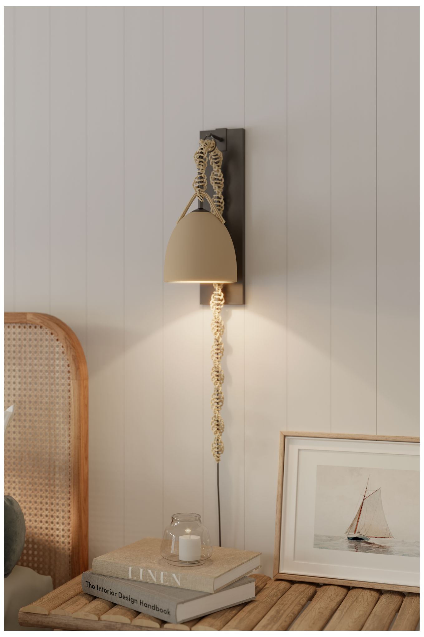 Image 2 Minka Lavery Cordon 1-Lt 7.5-in Dark Bronze Wall Sconce with Ceramic Shade more views