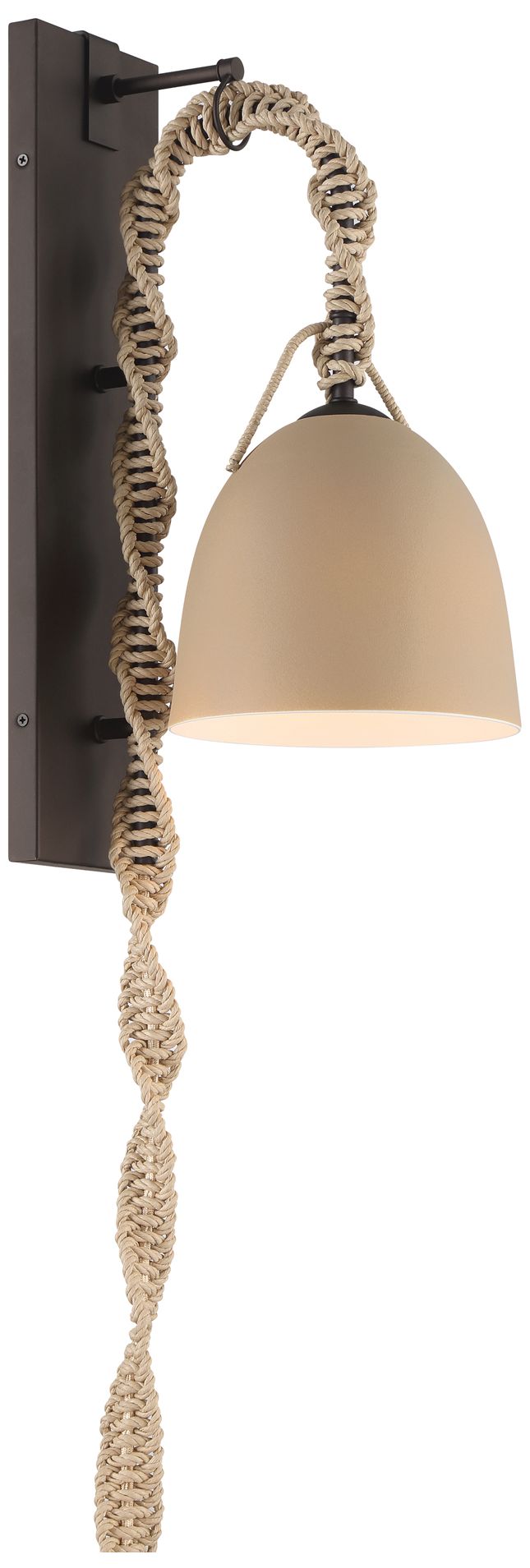 Image 5 Minka Lavery Cordon 1-Lt 7.5-in Dark Bronze Wall Sconce with Ceramic Shade more views