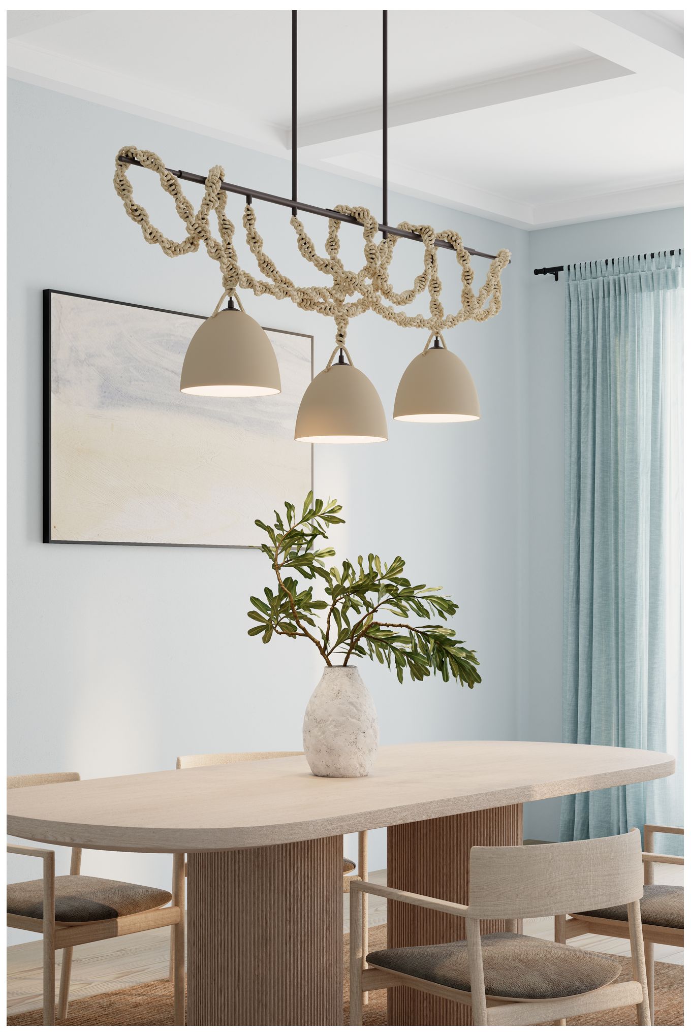 Image 2 Minka Lavery Cordon 3-Light 10-in Dark Bronze Linear Chandelier more views