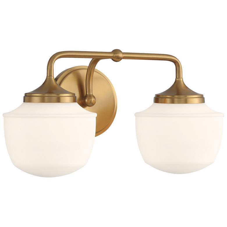 Image 3 Minka-Lavery Cornwell 2-Light Aged Brass Bath Vanity