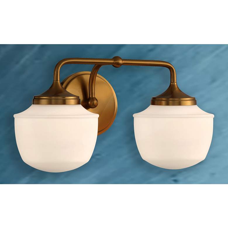 Image 7 Minka-Lavery Cornwell 2-Light Aged Brass Bath Vanity more views