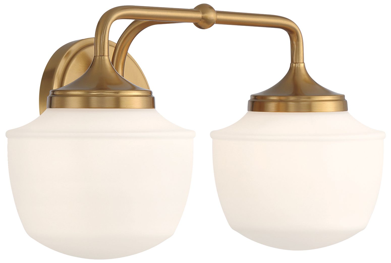 Minka-Lavery Cornwell 2-Light Aged Brass Bath Vanity in scene