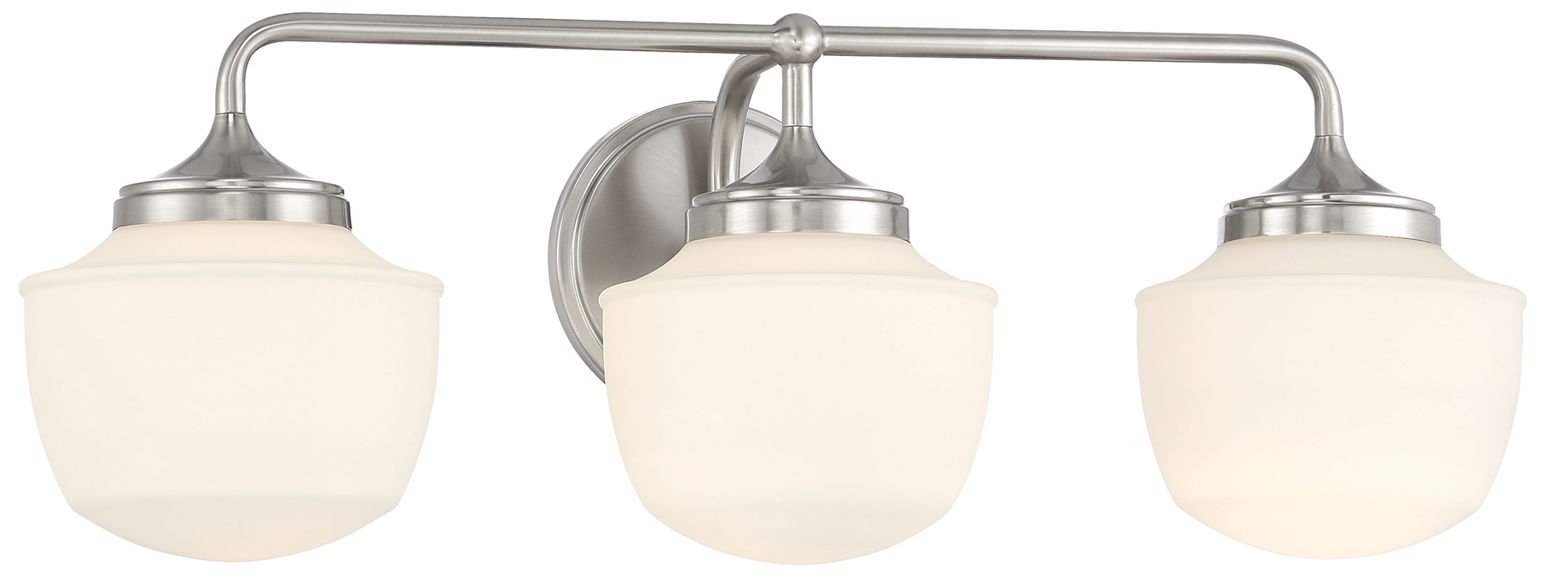 Image 2 Minka-Lavery Cornwell 3-Light Brushed Nickel Bath Vanity