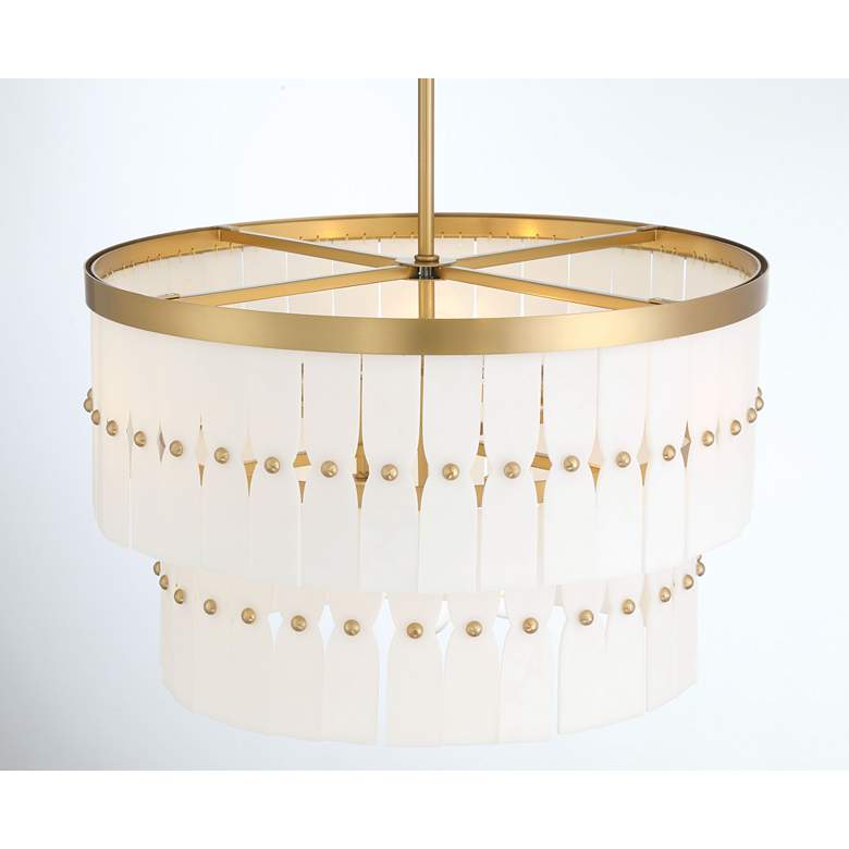 Image 3 Minka-Lavery Coronelle 6-Light 26-in Legacy Brass Indoor Pendant more views