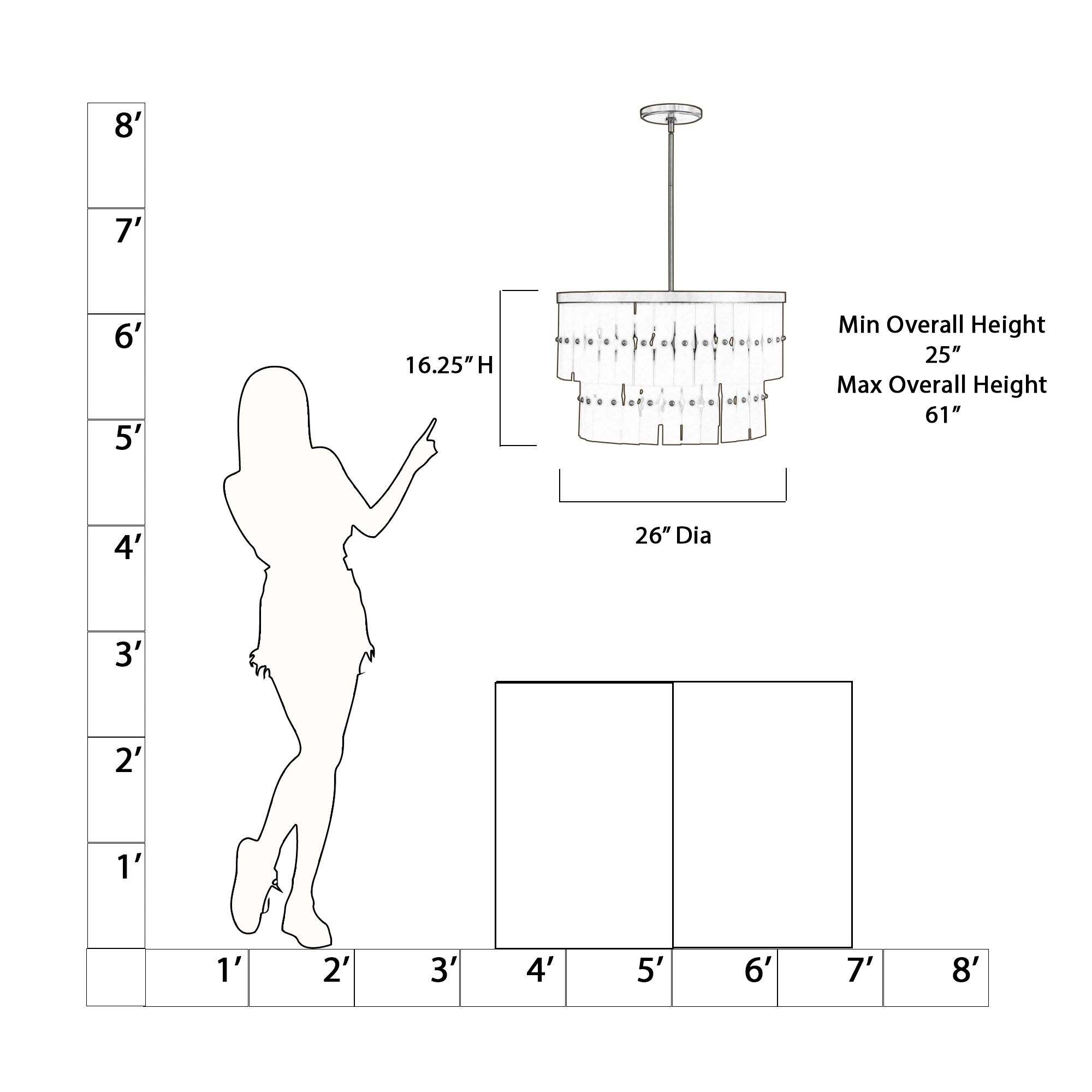 Minka-Lavery Coronelle 6-Light 26-in Legacy Brass Indoor Pendant