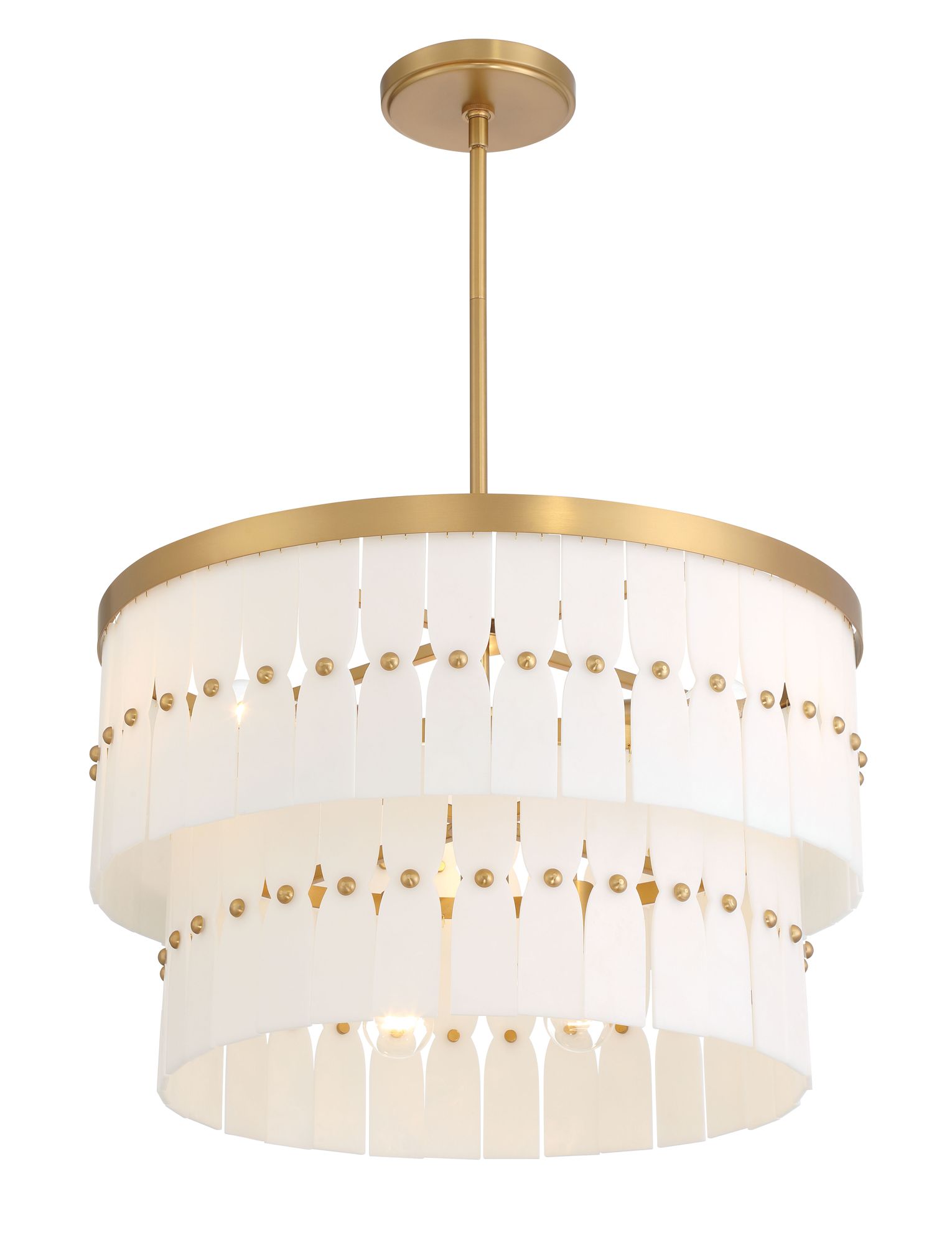 Minka-Lavery Coronelle 6-Light 26-in Legacy Brass Indoor Pendant