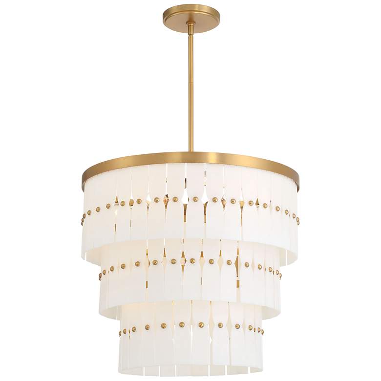 Image 1 Minka-Lavery Coronelle 9-Light 26-in Legacy Brass Indoor Pendant