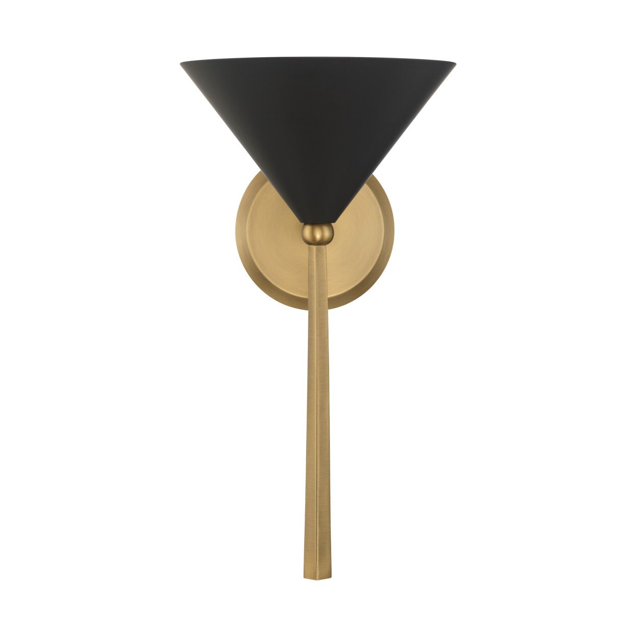 Image 2 Minka Lavery Cortan 1-Light 8-in Legacy Brass and Dark Bronze Wall Sconce more views