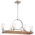 Minka Lavery Country Estates 38 3/4" Wood Linear Island Chandelier