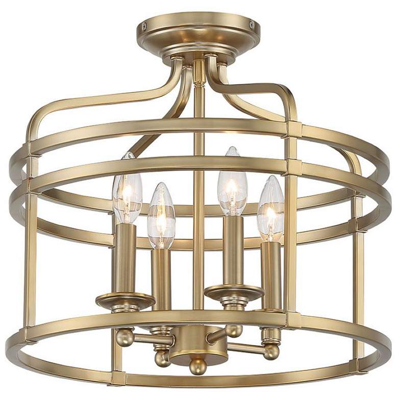 Image 1 Minka Lavery Covent Park 16" Wide Gold Frame Candelabra Ceiling Light