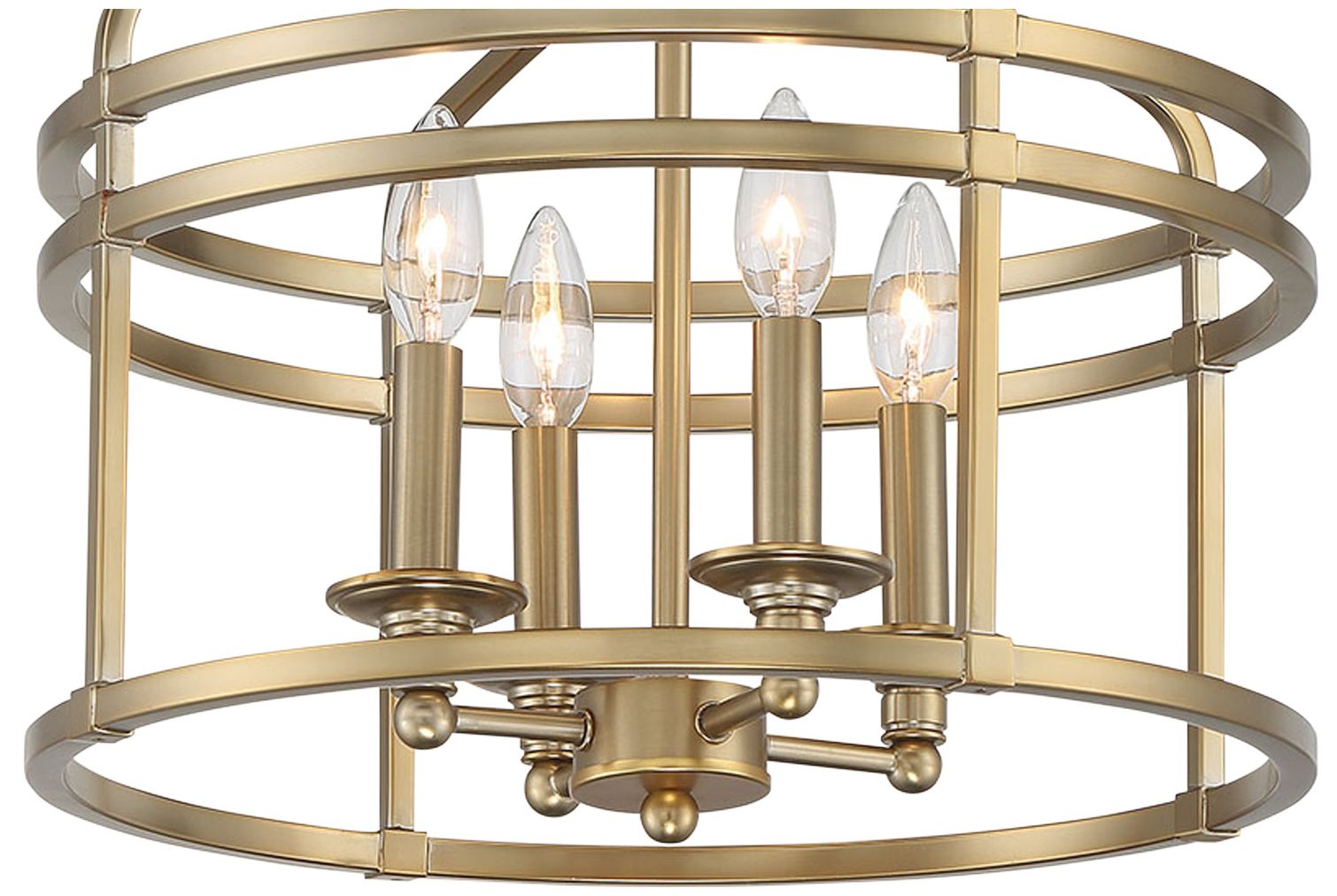 Image 2 Minka Lavery Covent Park 16" Wide Gold Frame Candelabra Ceiling Light more views