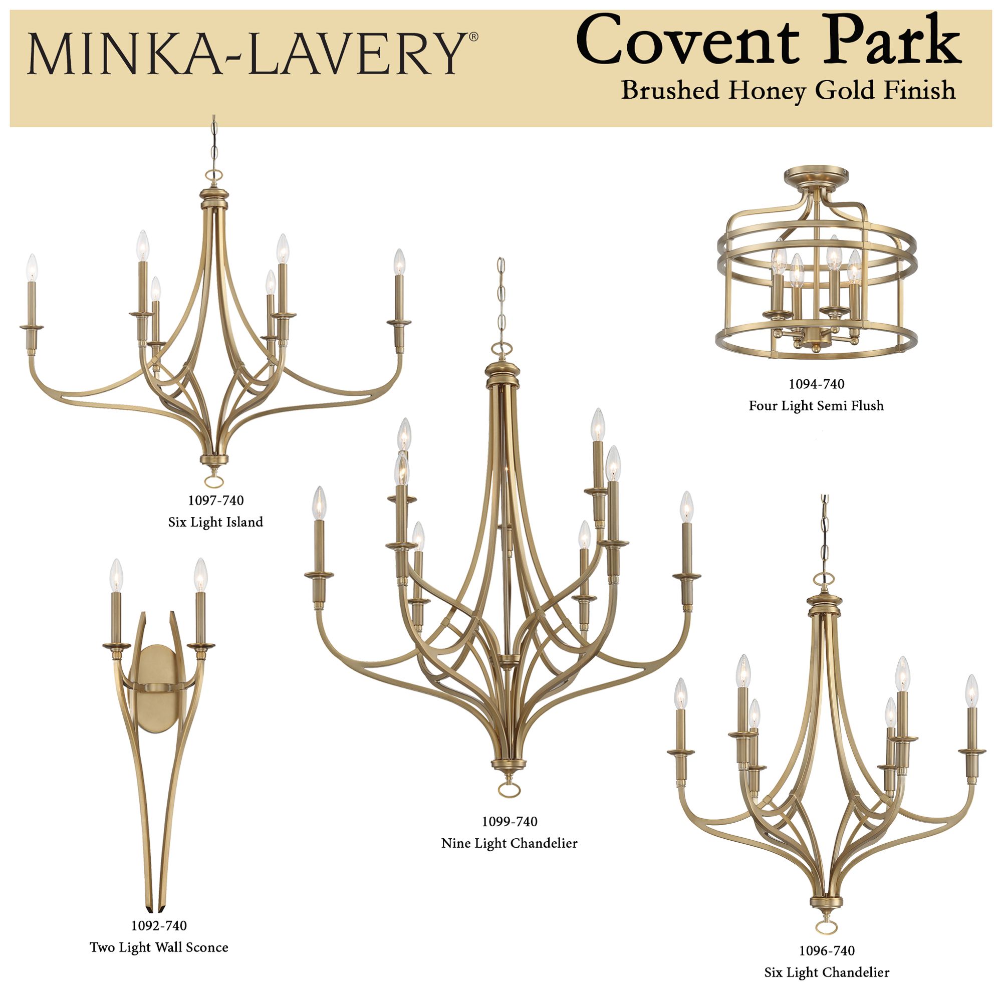 Image 6 Minka Lavery Covent Park 16" Wide Gold Frame Candelabra Ceiling Light more views