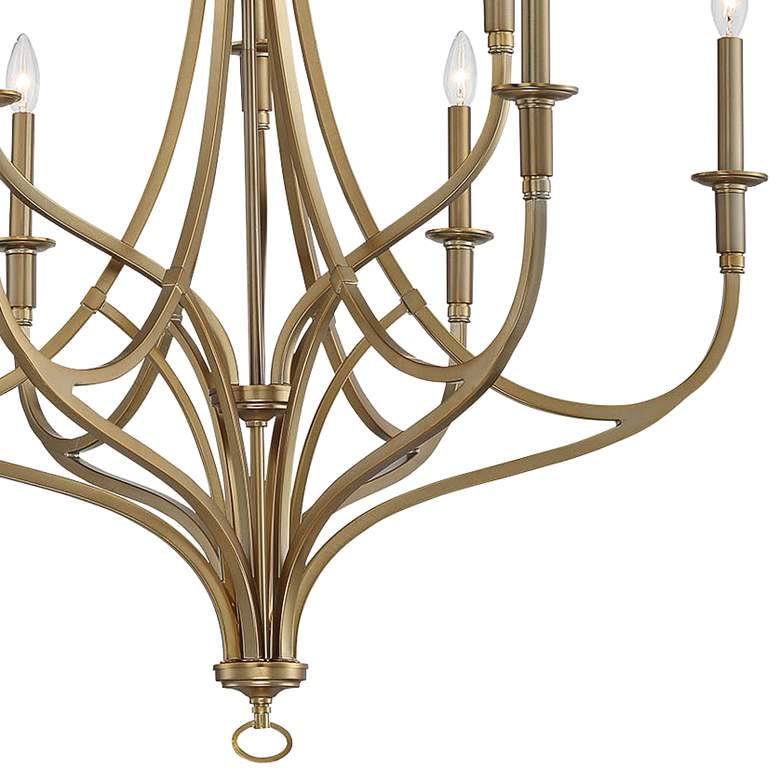 Image 3 Minka Lavery Covent Park 34" Wide 9-Light Brushed Gold Chandelier more views
