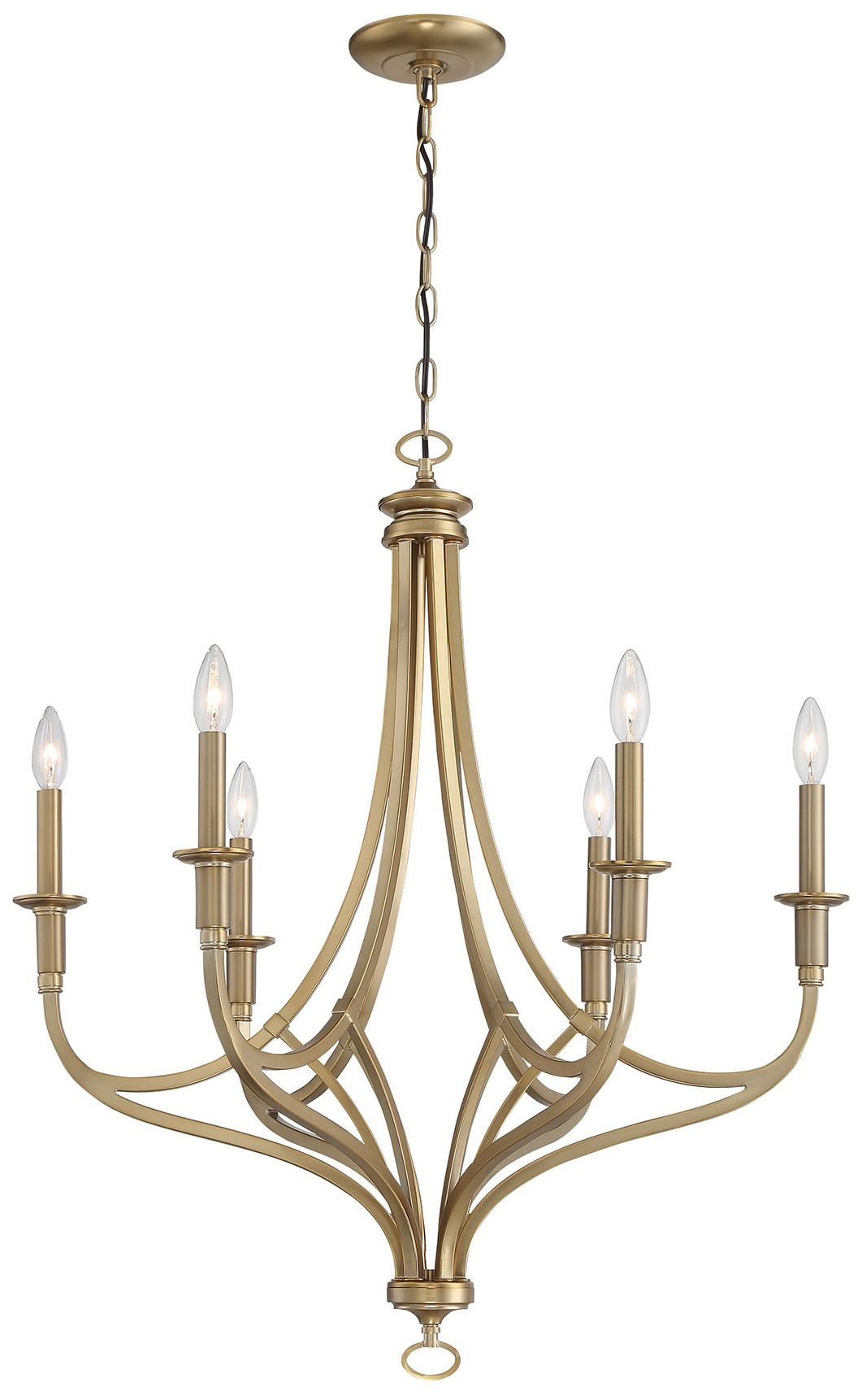 Image 2 Minka-Lavery Covent Park 6-Light Honey Gold Chandelier