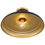 4_Minka Lavery Crowne 16" Wide Brass and Dark Matte Black Ceiling Light more views
