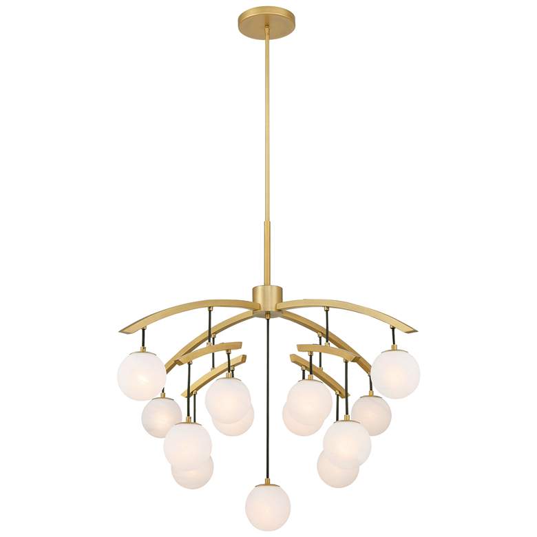 Image 4 Minka-Lavery Curven 13-Light 42-in Legacy Brass Indoor Chandelier more views